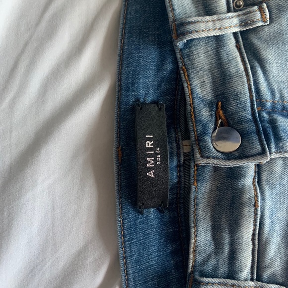 Amiri Palm tree thrasher jeans